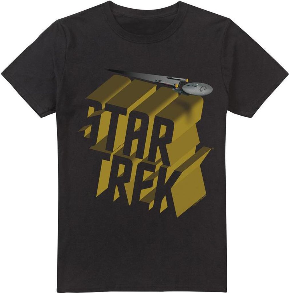 Star Trek - T-Shirt für Herren TV13629 (XL) (Schwarz)