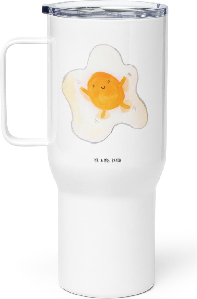 Mr. & Mrs. Panda Teetasse Spiegelei Ei - Weiß - Geschenk, Schön, Thermobecher, To-Go-Becher, Lustige Sprüche, Liebe, Kaffee-to-go-Becher, thermo...