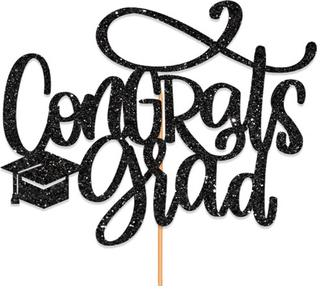 Herzlichen Glückwunsch 2024 Graduierung Kuchen Topper Herzlichen Glückwunsch Grad Kuchen Dekor Graduierung Party Dekorationen Lieferungen D