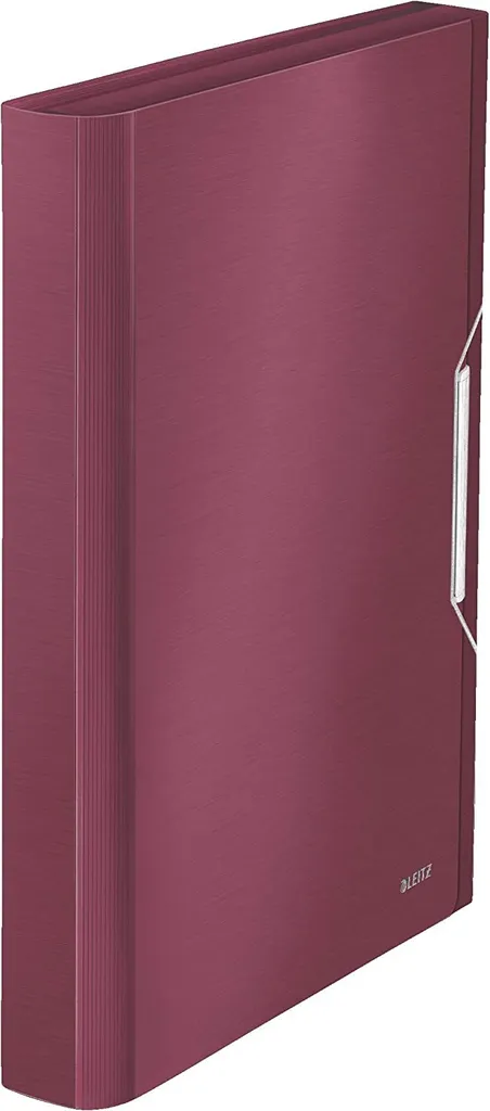 Trieur de documents A4 avec 6 onglets, Porte-documents Rouge Grenat