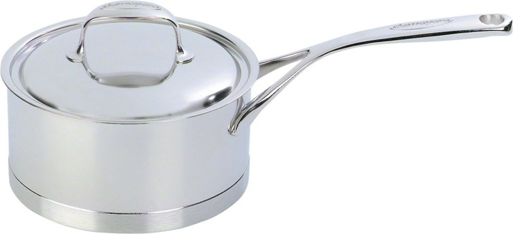 Demeyere Stieltopf mit Deckel, 16 cm | rund | 18/10 Edelstahl