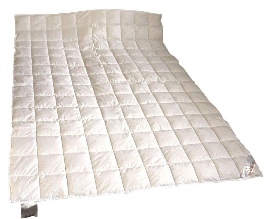 Premium Sommer Daunenbett 10x14,135x200 Daunendecke 100% Daunen superleicht
