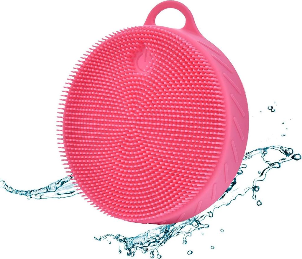 Elektrische Silikon-Gesichts- und Körperbürste, Schall-Duschreinigungsbürste, SPA-Massagegerät für die Hautpflege, ideal für Tiefenreinigung,...