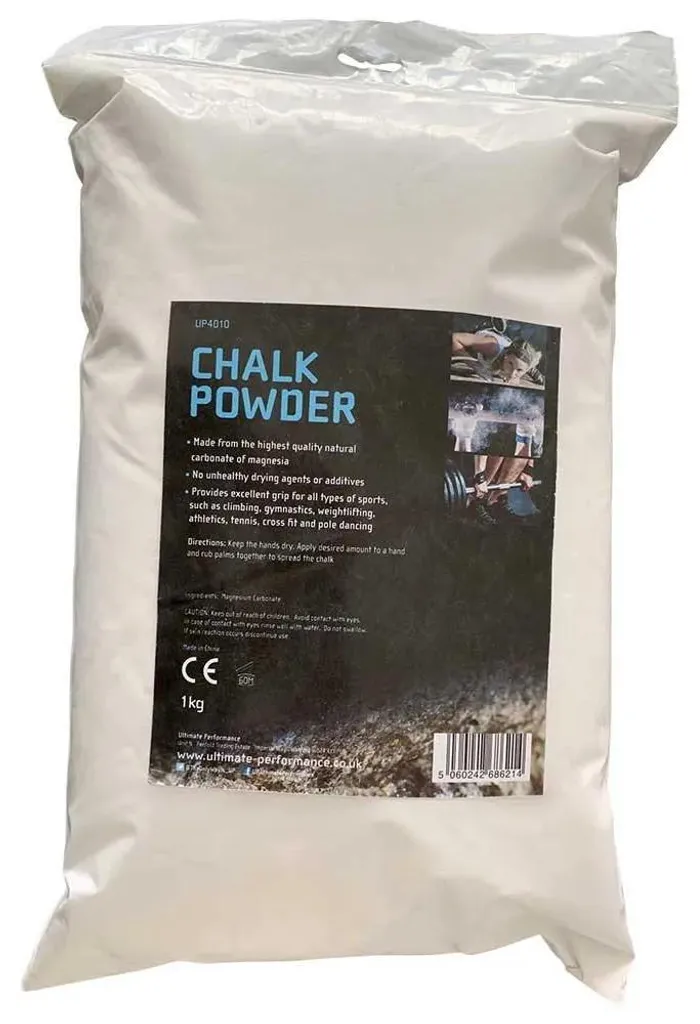 Magnésie d'Escalade et Musculation 1kg pour Mains Sèches et Grip Sec