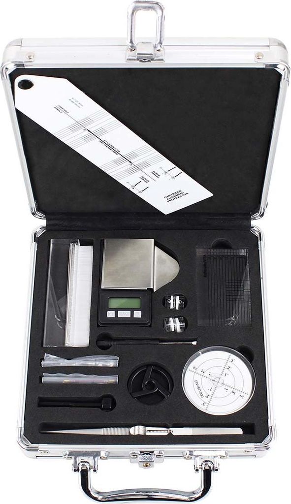 Lenco TTA-12IN1PRO - Professionelles 12-in-1 Plattenspieler-Zubehörset - Deluxe-Set für Schallplattenreinigung - Silber