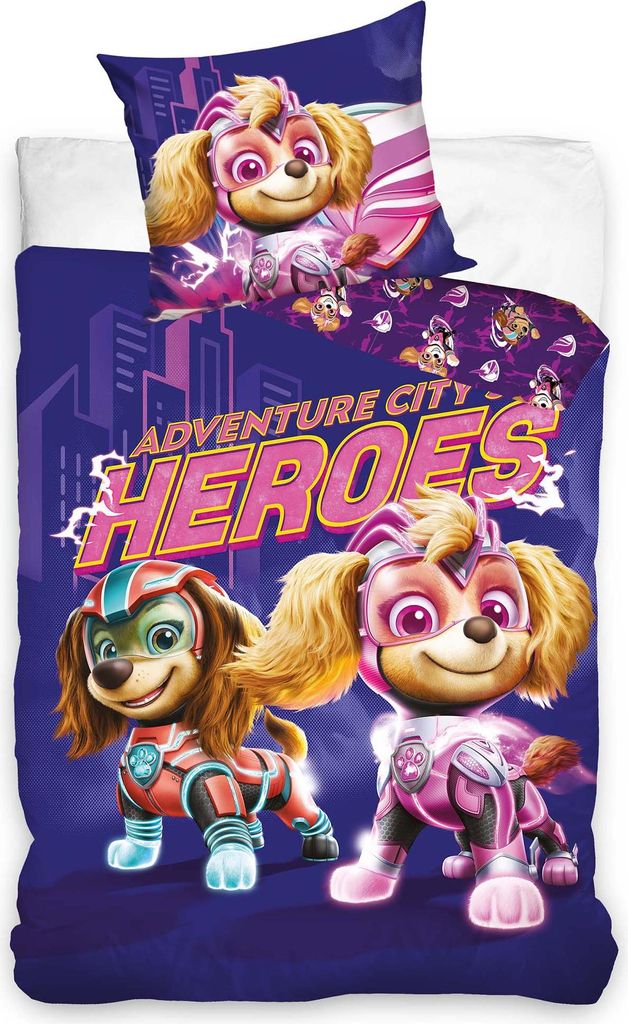 Paw Patrol Kinderbettwäsche 160x200 Hunde