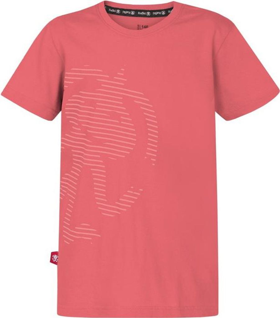 RAFIKI KAILAS JR sugar coral 140; R?žová triko