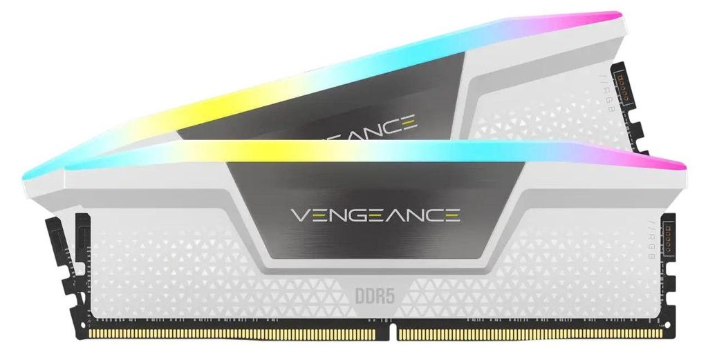Corsair RAM D5 6400 C36 Vengeance RGB K2 W - 32 GB - DDR5 Obrázok produktu 