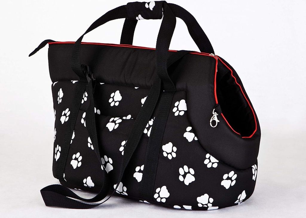 Transporttasche für Hunde 30x58x32 cm – weich gepolstert, waschbar, mit Tragegriff,