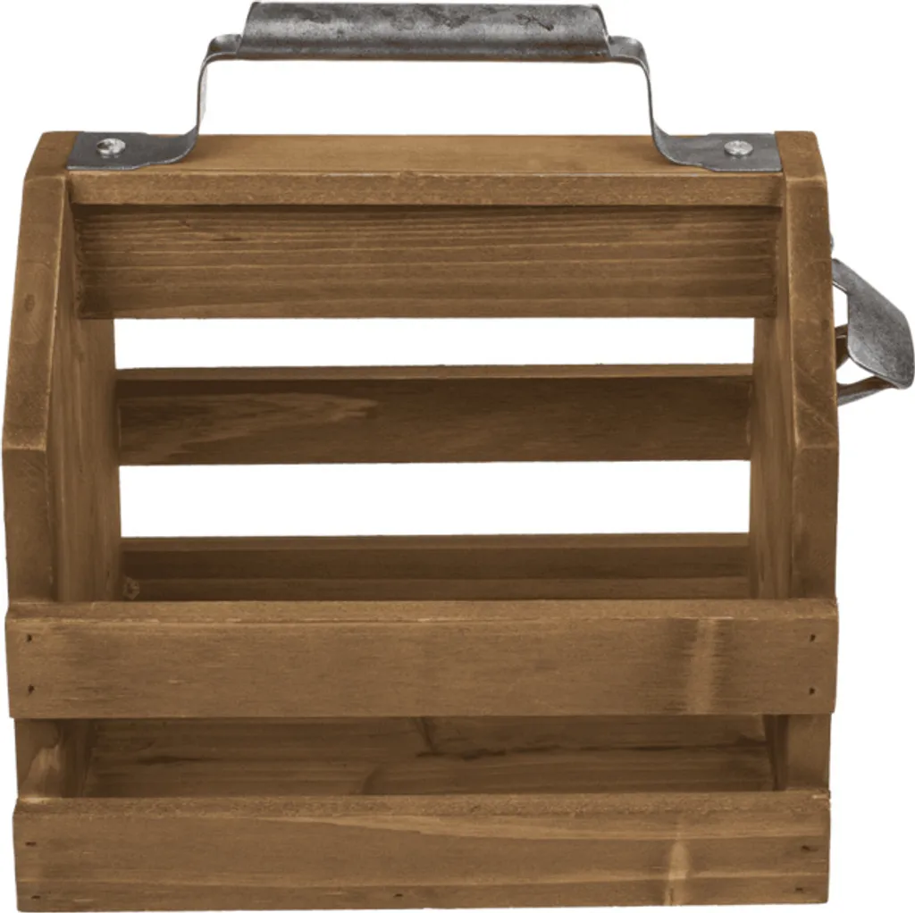 Portabottiglie Legno Chiaro con Apribottiglie Metallo - Stile Nordico - 13