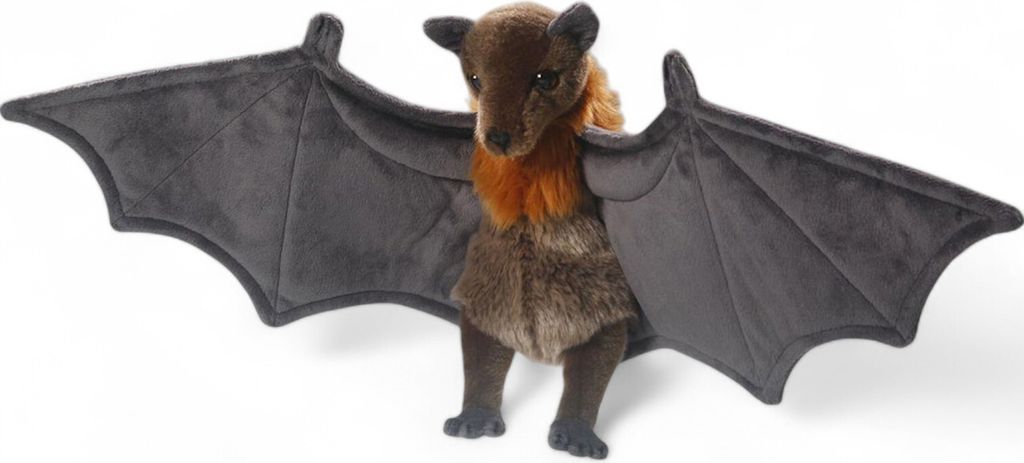Carl Dick Flughund, Flying Fox ca. 23cm, ca. 60cm Spannweite 3339 Kuscheltier, Plüschtier, Stofftier