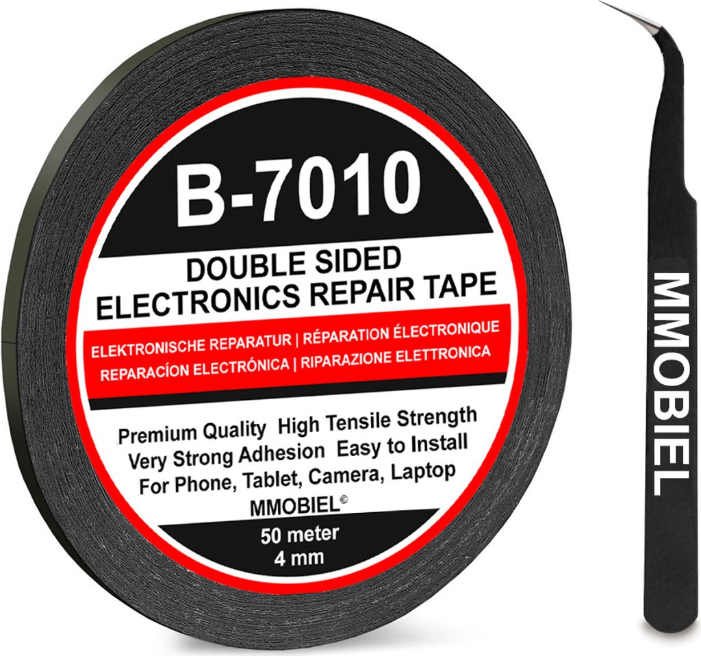 MMOBIEL 4mm Doppelseitiges Klebeband Tape 50 Meter für Produktbild 