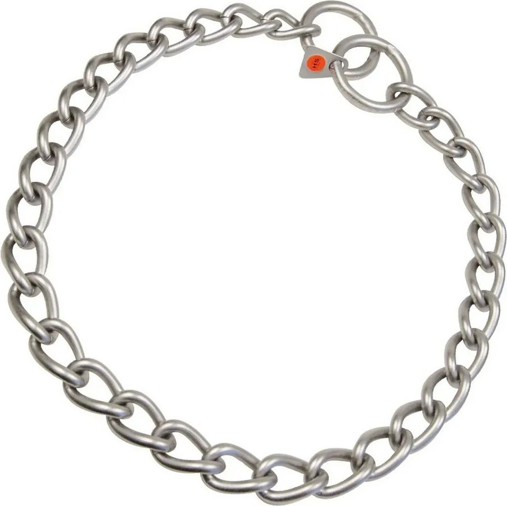 HS Sprenger Collare 4mm Maglie Ritorte 60cm Argento - Negozio Ufficiale