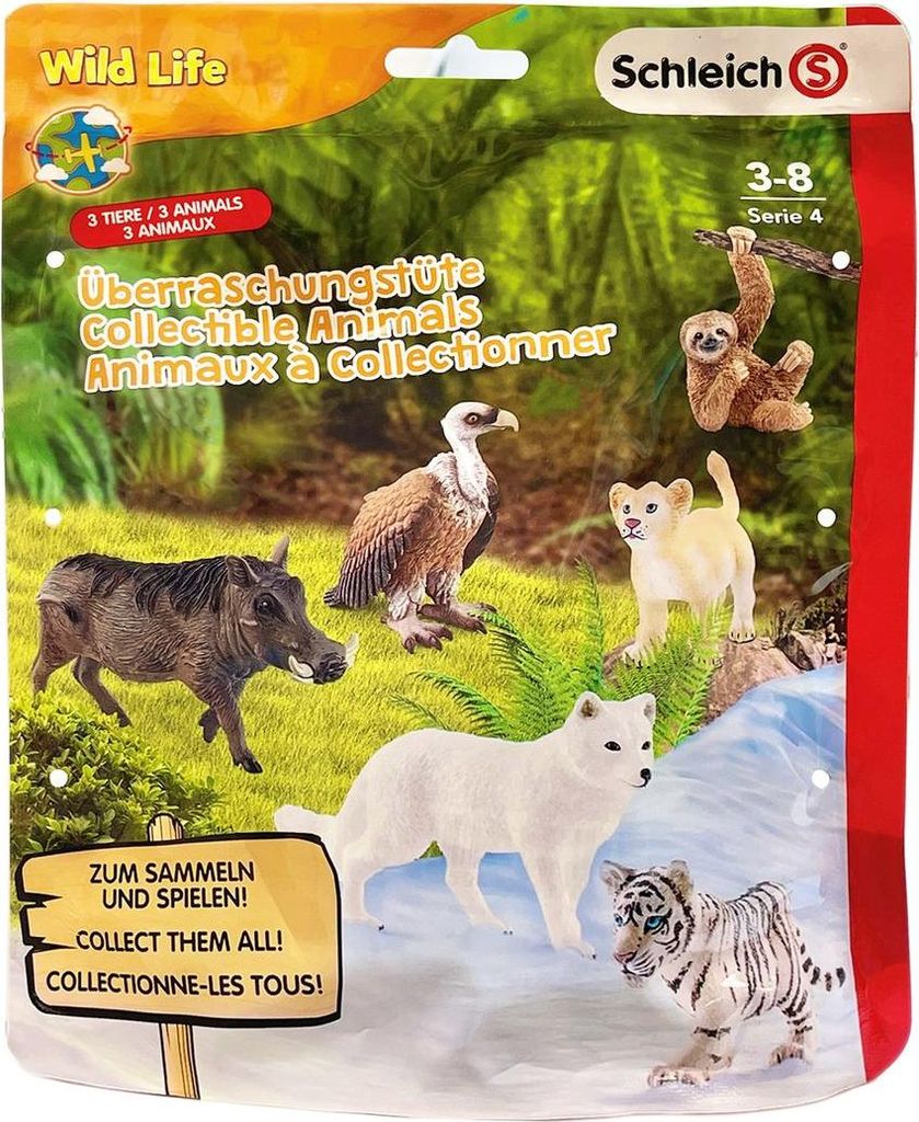 Schleich - Wild Life, Überraschungstüte 2, 3 Tiere