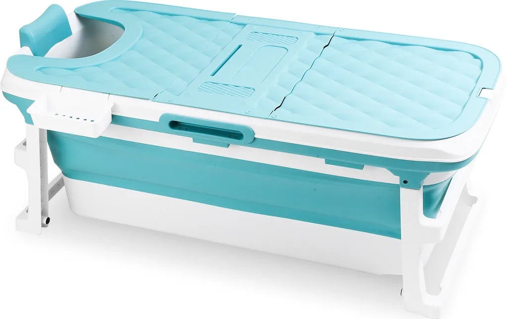 Yakimz 132cm Vasca da Bagno Ergonomica Pieghevole Space-Saving