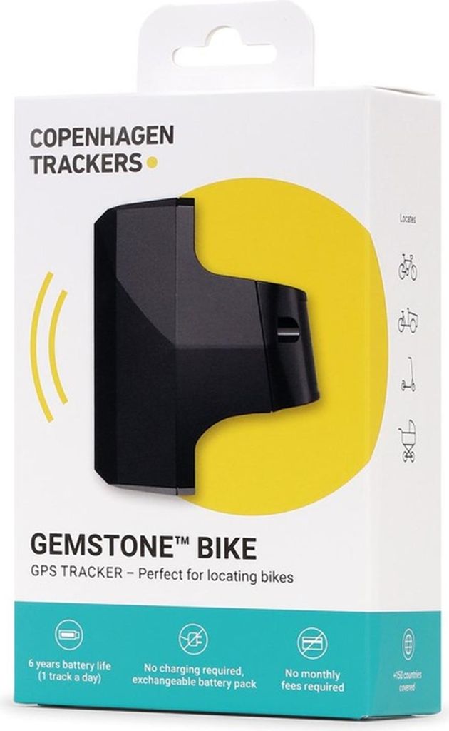 Copenhagen Trackers Edelstein-Fahrrad-GPS-Tracker
