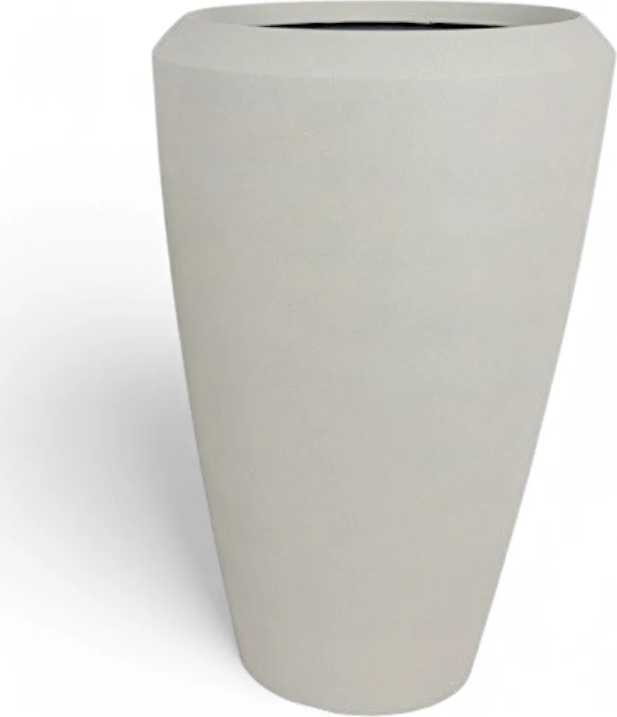 Grand Pot de fleurs Stable Plantoj Beige 86 cm pour Plantes Hautes