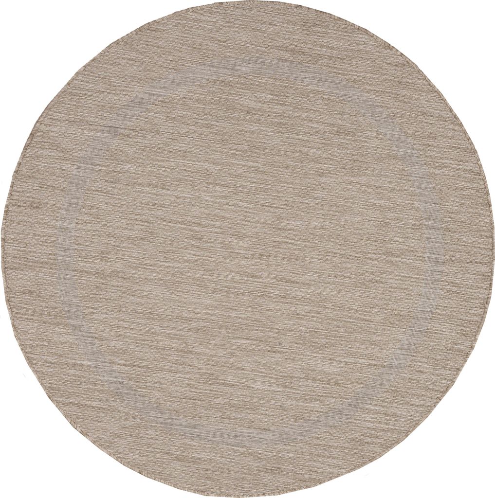 Relax Tranqua teppich indoor/outdoor rund Ø 120cm beige
