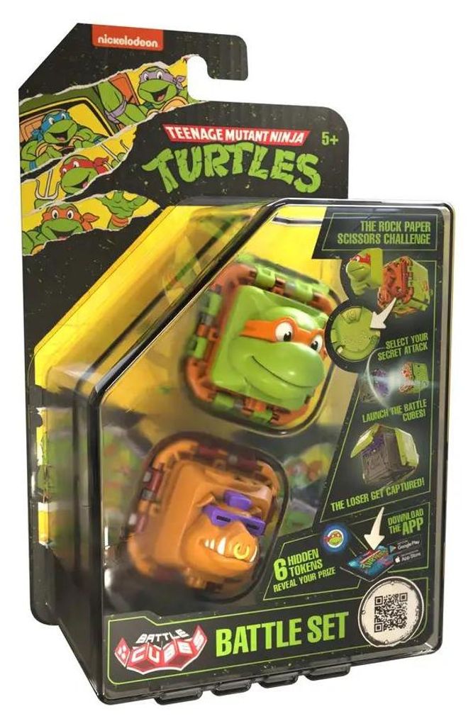 Boti|Battle Cubes 39070 Ninja Turtles Battle Cube - Michelangelo Vs Bebop 2 Pack - Battle Set