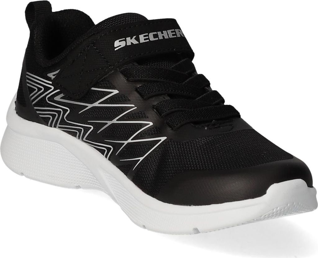 Skechers Jungen Microspec Texlor Sneaker, Schwarz, 32 EU