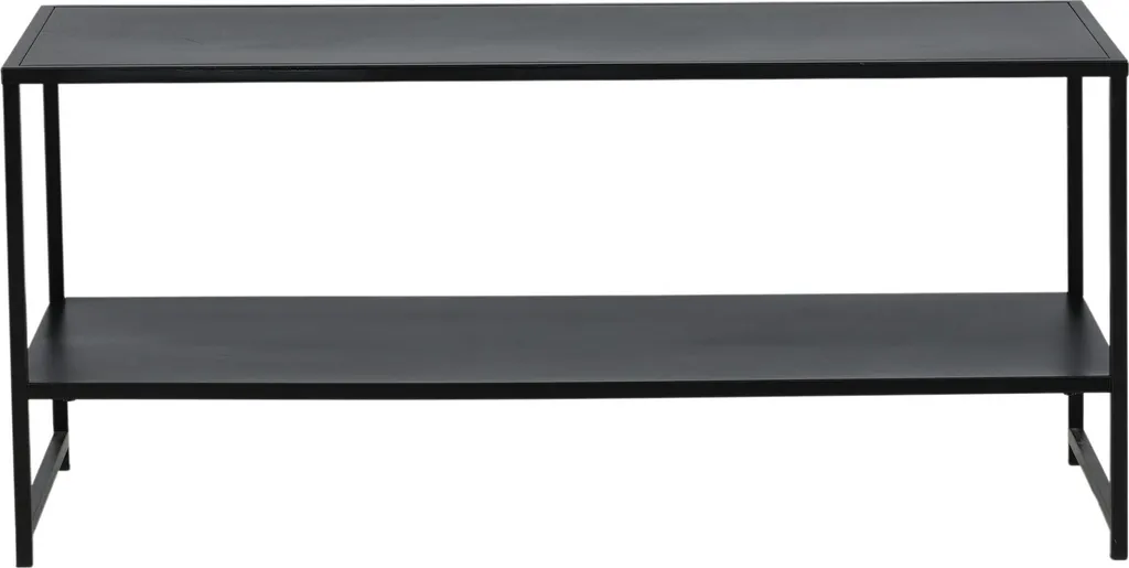 Table Basse Rectangulaire Noire Staal 101,6cm - Meuble de Salon Robuste