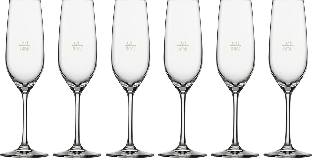 Schott Zwiesel Vina Champagnergläser Kristall 22,7cl (6 Stück)