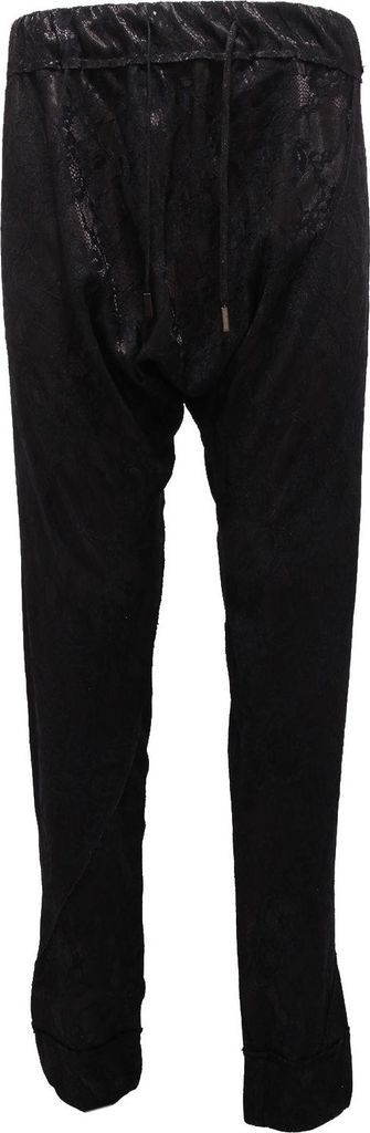 7633V CUSTO Hose mit tiefem Schritt aus schwarzer Spitze Frau