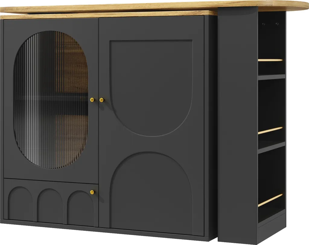 Table de cuisine avec rangement ajustable pour optimiser l'espace - 12