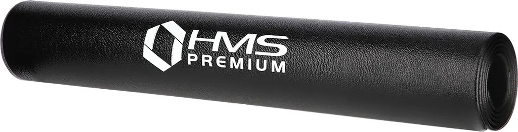 Tapis fitness HMS Premium MPS16 amortissant et antidérapant de 16 mm noir