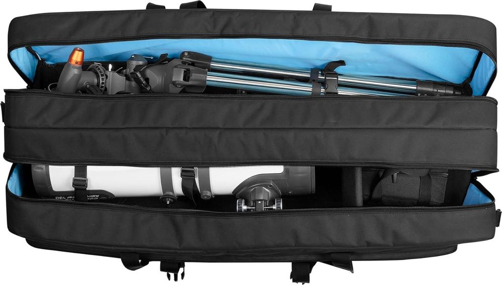 Allecto Premium - Teleskoptasche und Koffer für astronomische Teleskope - 1036 cm - Gepolsterte Tragetasche - Teleskopzubehör Tasche - Kompatibel...