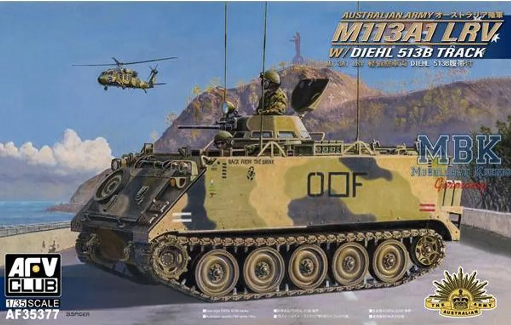 Maquette M113A1 LRV Australie pour Diorama Vietnam AFV Club 35377 1/35