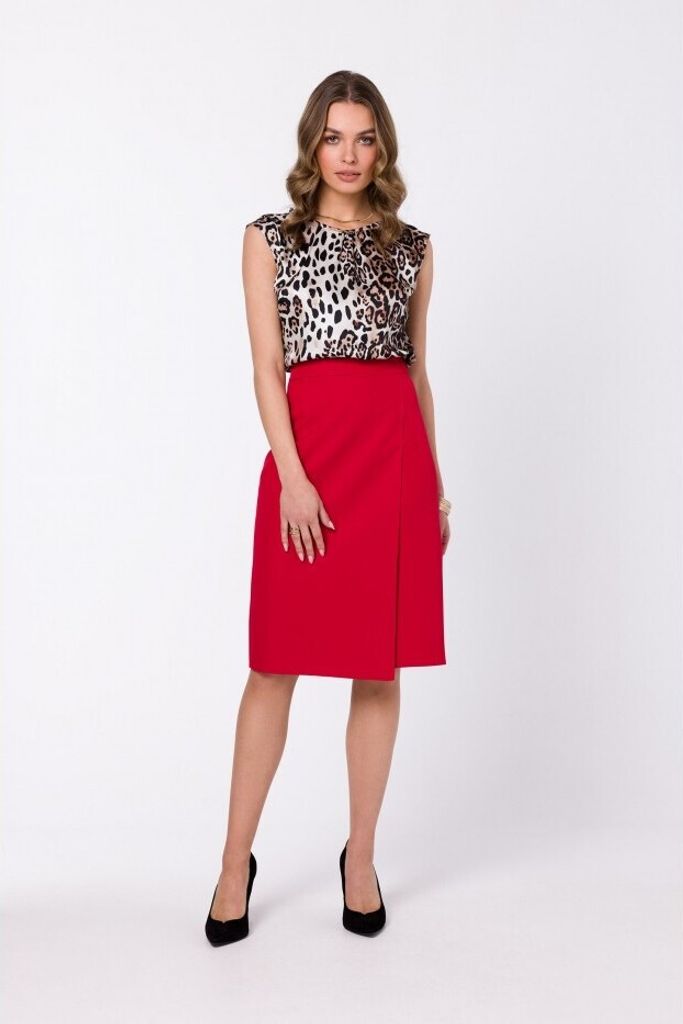 Stylove Midirock für Frauen Lyoth S343 rot S