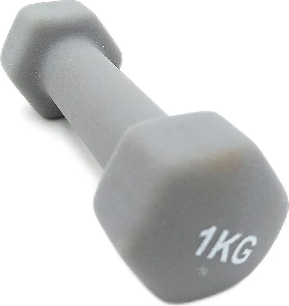 UPFIT Haltère 1 kg Seul avec Prise Ergonomique pour Fitness et Musculation