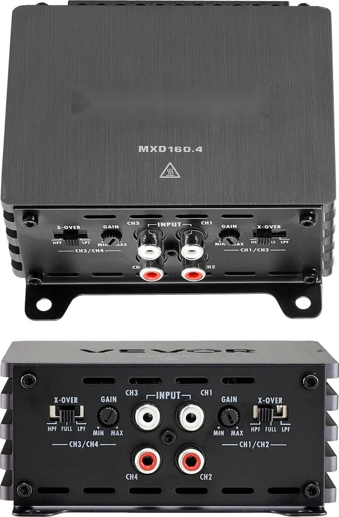Ampli Classe D Pontable 4 Canaux Haute Fidélité 4x110W sous 4 Ohms Pro