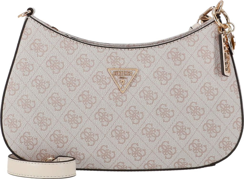 Guess Damen Schultertasche NOELLE Taupe Synthetik - Produktbild 