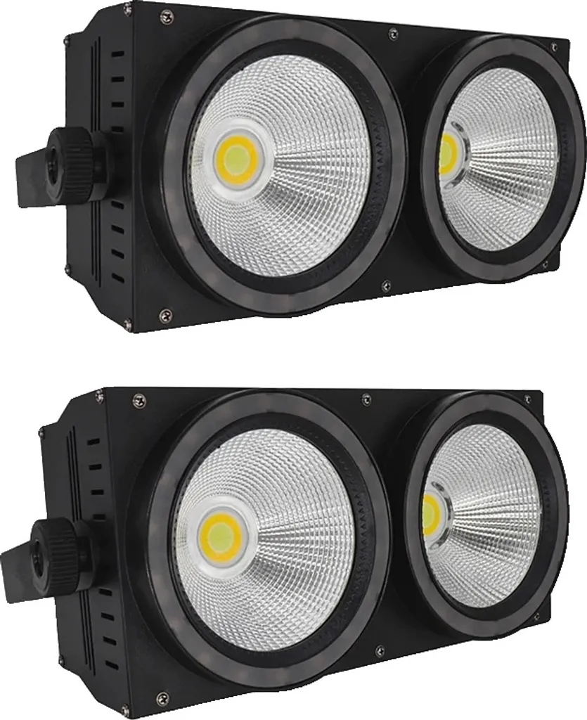 Éclairage Scénique LED 250W DMX - Pack de 2 Projecteurs avec Prise EU