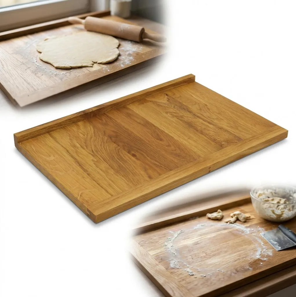 Stolnica Professionale Rovere 60x38 cm - Asse per Pasta ad Alta Tenuta