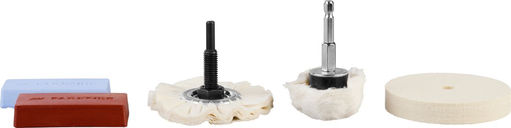 Parkside Bohrmaschinenzubehör PBZS 5 A1 Polier-Set 7 Teilig Produktbild 