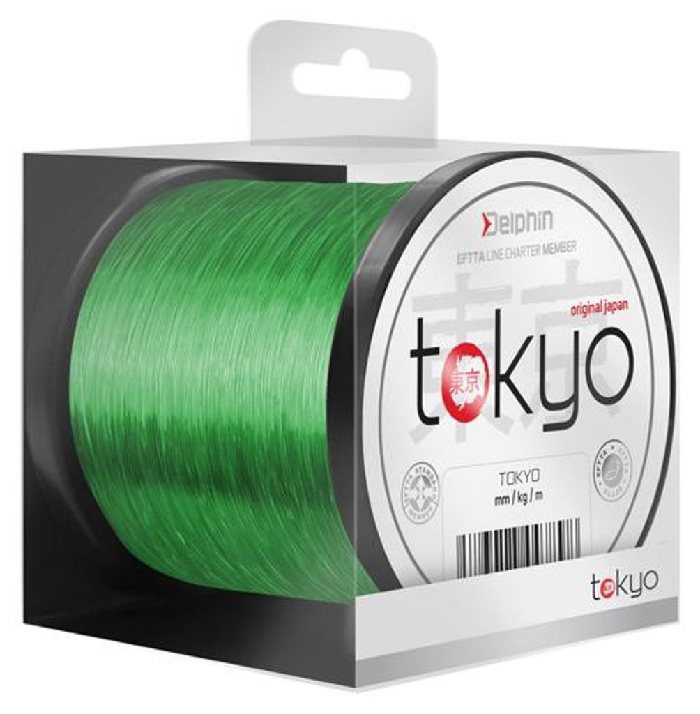 DELPHIN TOKYO, 600m, 0,33mm, 8.2kg / 18,08lbs, vert, ligne Image du produit 