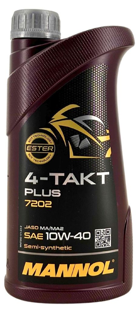 Mannol Motoröl 4T Plus 10W40 4L (Api Sl, Jaso Ma/Ma2) Produktbild 