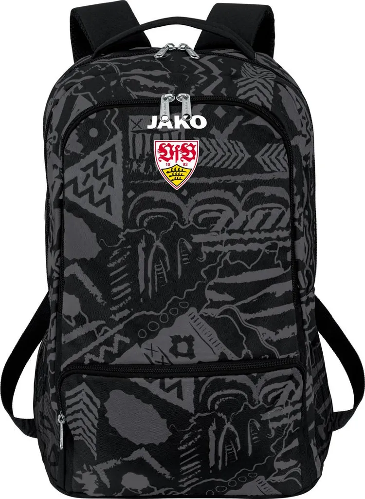 Sac à dos pour entraînement et loisirs JAKO VfB Tropicana noir robuste