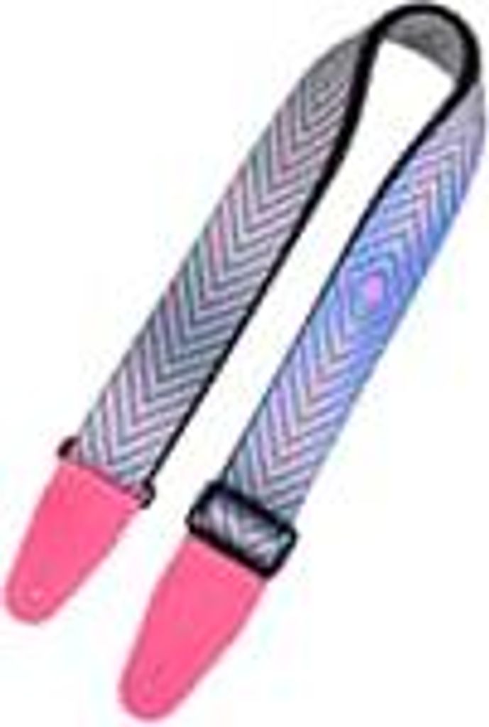 MP2OI-004 2" Polyester Illusion Guitar Strap Distortion