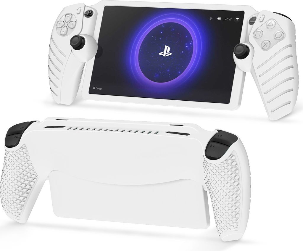 Passend für Sony PlayStation Portal Spielekonsole Silikon Schutzhülle Staubschutz Schutzhülle, Passend für PS Portal Zubehör,1 Stück(Wei...