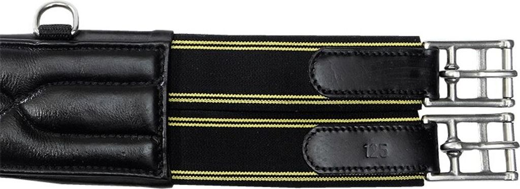 Kavalkade Langgurt Leder Soft COMFORT elastisch, Größe:140, Farbe:schwarz