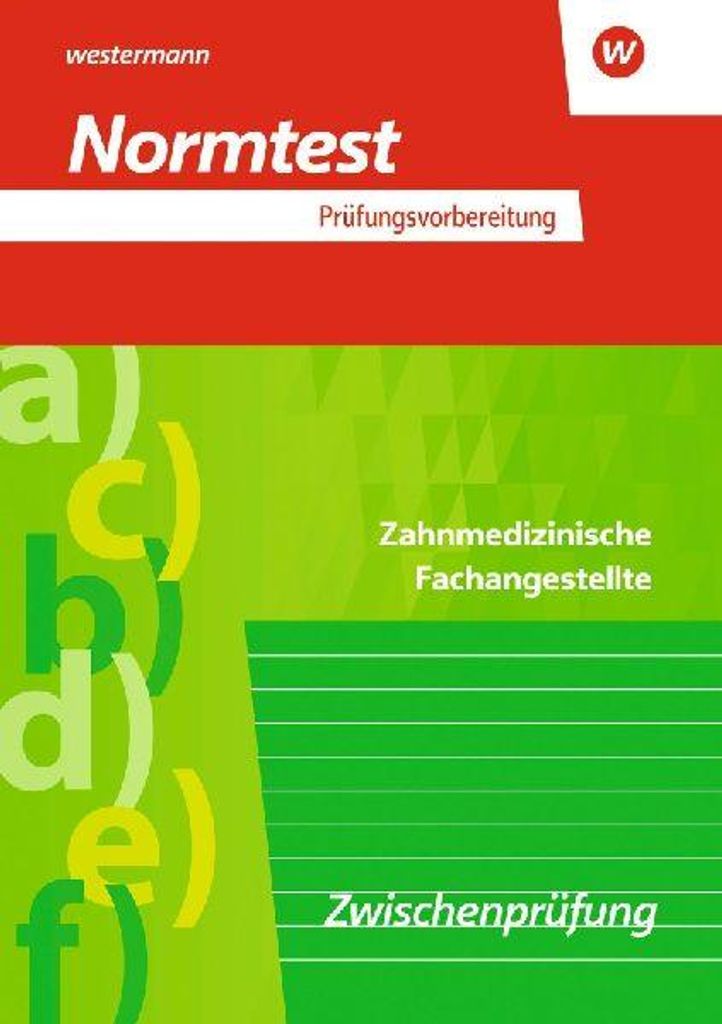 Prüfungsvorbereitung Normtest. Zahnmedizinische Produktbild 