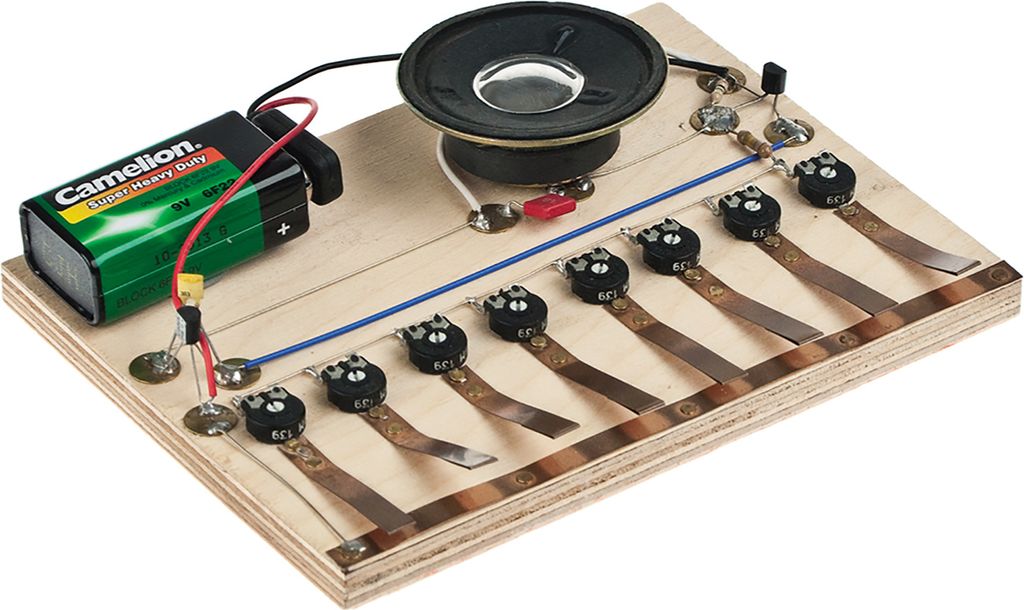 matches21 Miniatur-Orgel Elektronik Bausatz f. Kinder Produktbild 