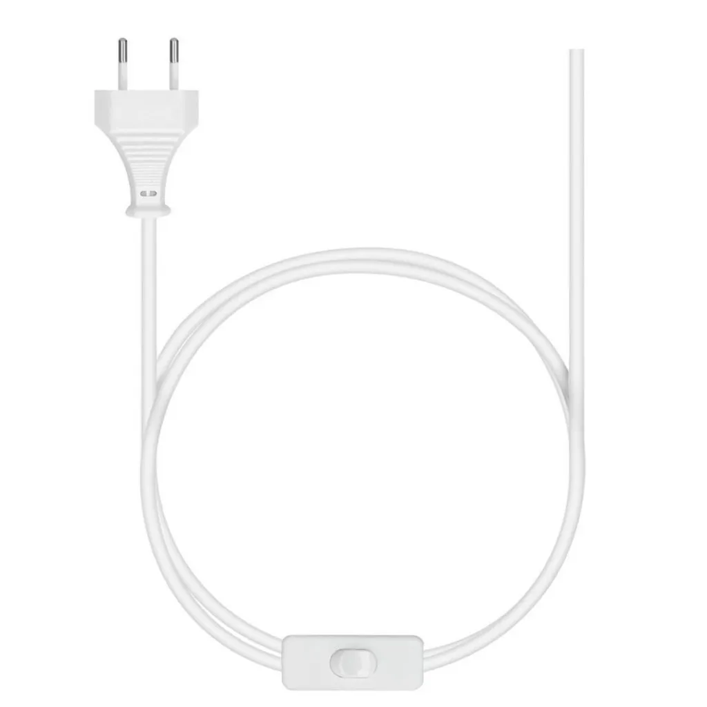 Lampe de table 44 cm en fer blanc et argenté Clayre & Eef style rétro - 3
