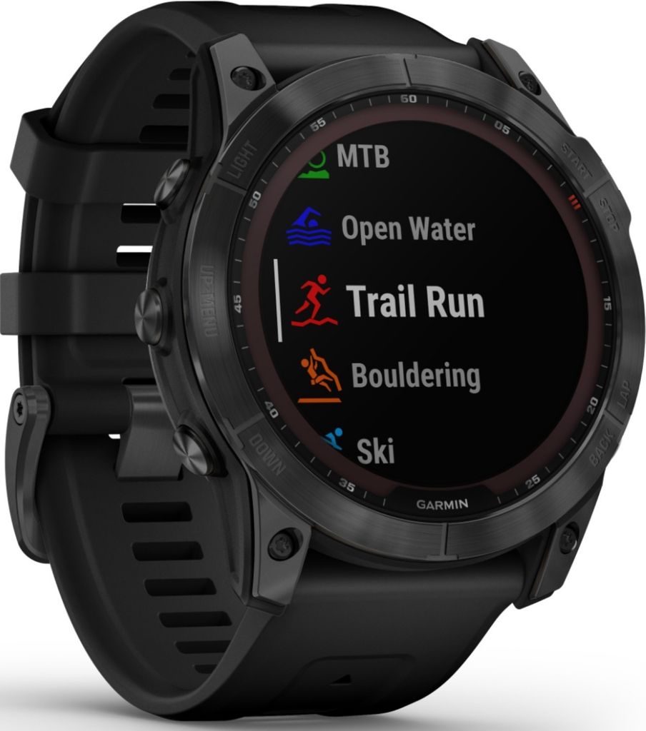 Garmin fenix 7X Solar czarny/ciemnoszary Zdjęcie produktu 12