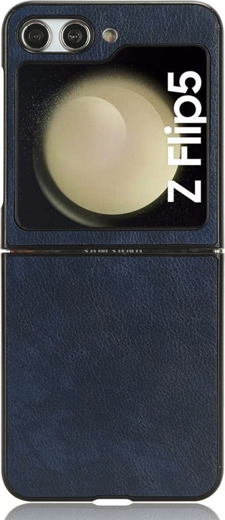 König Design Hülle kompatibel mit Samsung Galaxy Z Flip5 Kunststoff Soft Handyhülle - Handy Case Blau