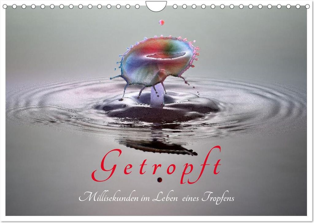 Getropft (Wandkalender 2026 DIN A4 quer), CALVENDO Monatskalender